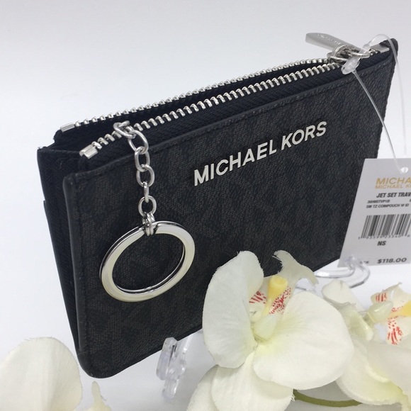 Jet Set Travel Sm TZ Coinpouch W ID Leather Black - Picture 2 of 8